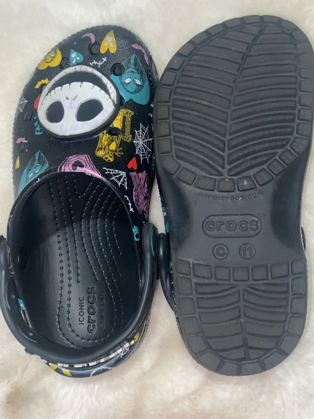 The Nightmare Before Christmas Kids Black Crocs for boy our girl